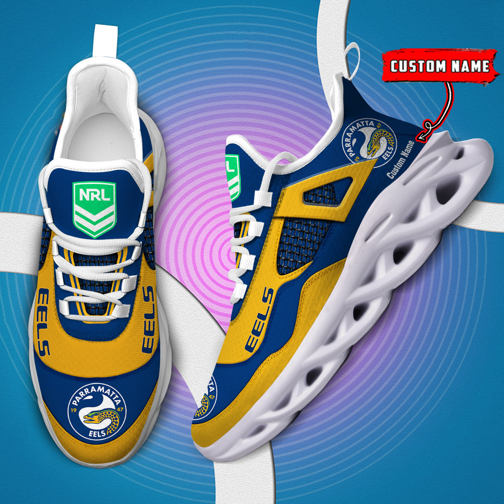 Benutzerdefinierter Name Parramatta Eels NRL MAX SHOES DS001