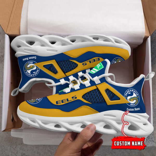 Benutzerdefinierter Name Parramatta Eels NRL MAX SHOES DS001