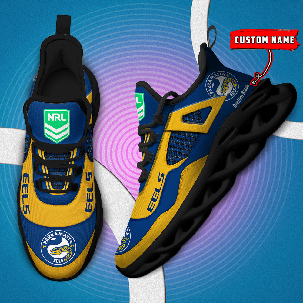 Benutzerdefinierter Name Parramatta Eels NRL MAX SHOES DS001