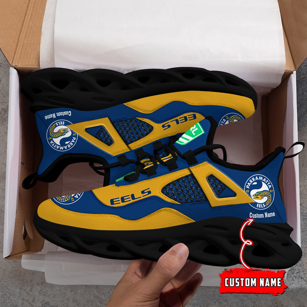 Benutzerdefinierter Name Parramatta Eels NRL MAX SHOES DS001