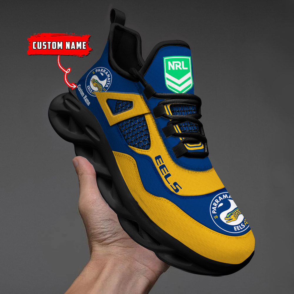 Benutzerdefinierter Name Parramatta Eels NRL MAX SHOES DS001