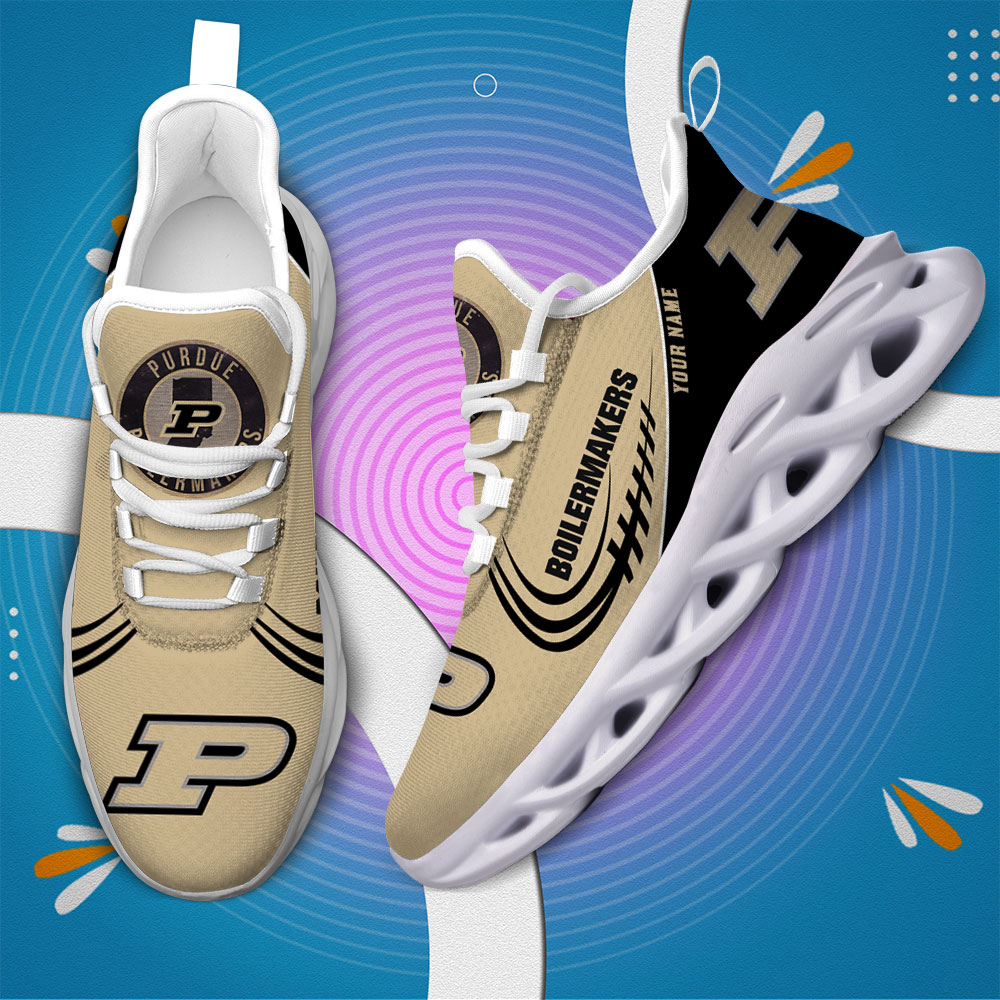 Benutzerdefinierter Name Purdue Boilermakers Personalisiert Max Shoes DS006