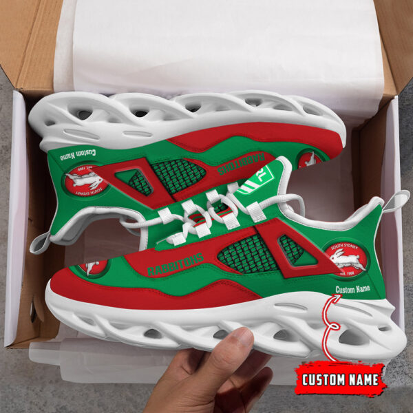 Benutzerdefinierter Name South Sydney Rabbitohs NRL MAX SHOES DS001