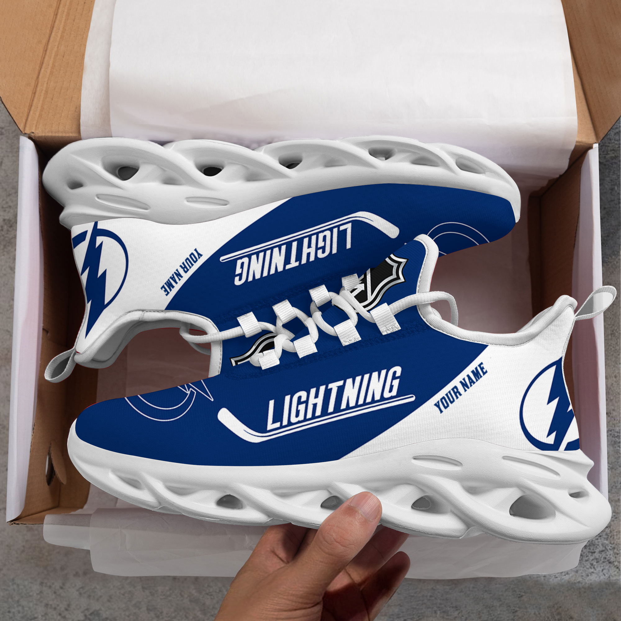 Benutzerdefinierter Name St. Louis Blues Personalisiert Max Shoes DS006 NEU 2022 M1