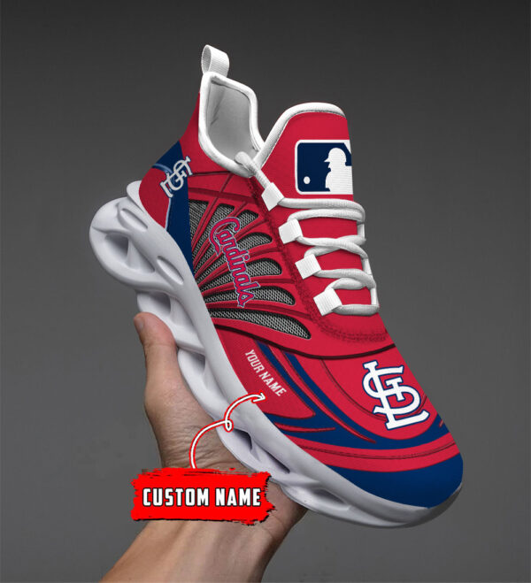 Benutzerdefinierter Name St. Louis Cardinals personalisierte Max Shoes DS005