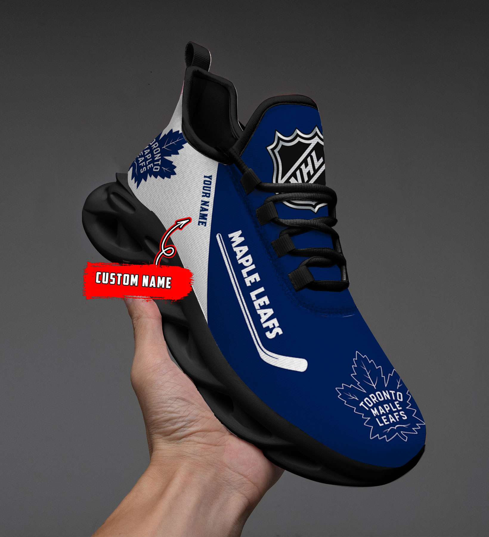Benutzerdefinierter Name Toronto Maple Leafs Personalisiert Max Shoes DS006 NEU 2022 M1