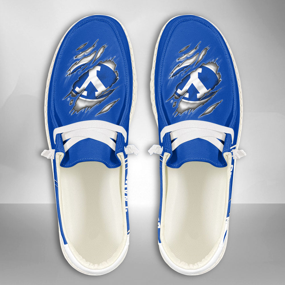 BYU Cougars H-D Shoes Wally Herren-Slipper zum Schnüren für Männer und Frauen
