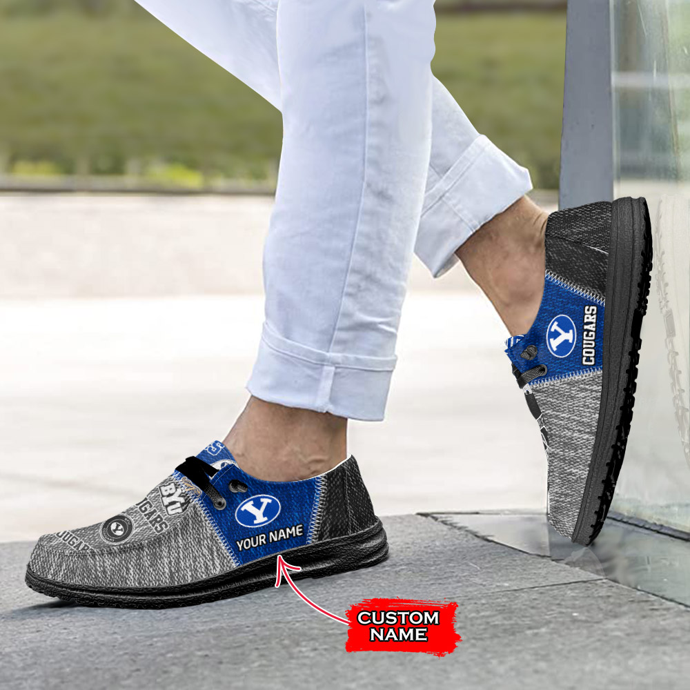 BYU Cougars H-D Shoes Wally Herren-Slipper zum Schnüren für Männer und Frauen