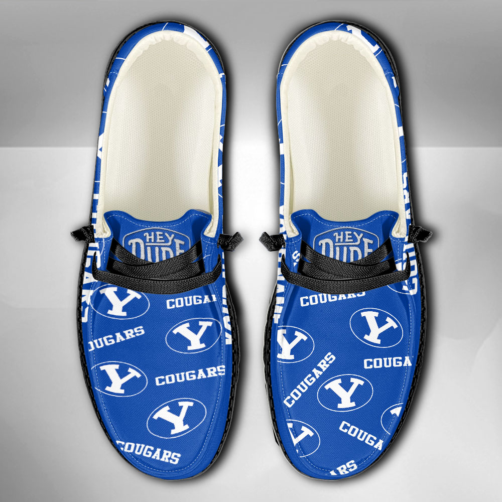 BYU Cougars H-D Shoes Wally Herren-Slipper zum Schnüren für Männer und Frauen