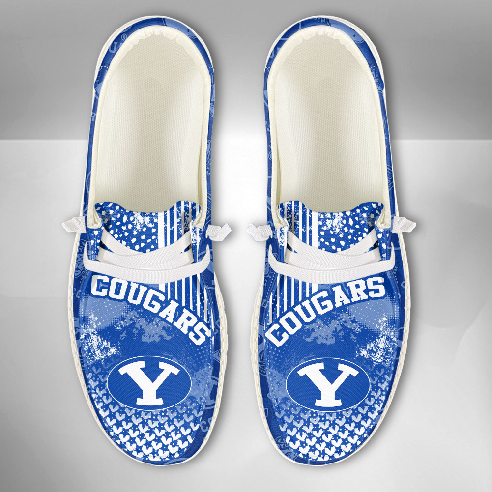 BYU Cougars H-D Shoes Wally Herren-Slipper zum Schnüren für Männer und Frauen