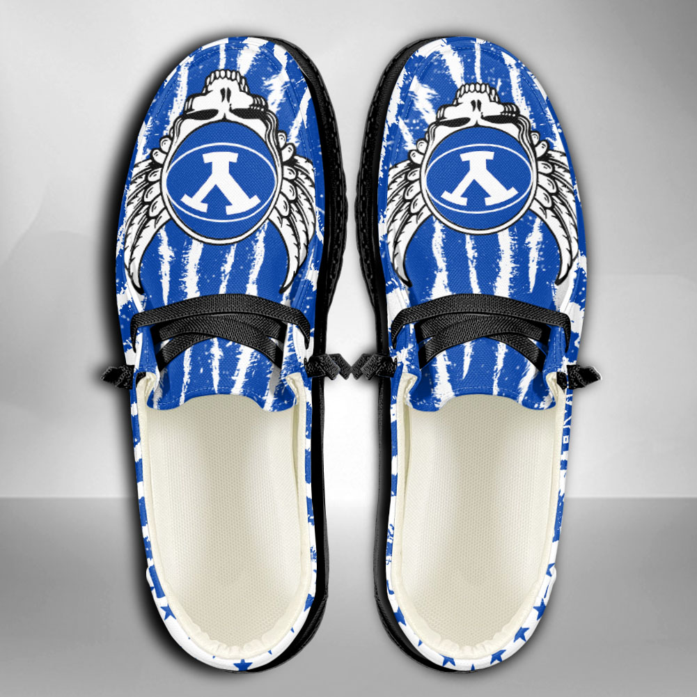 BYU Cougars H-D Shoes Wally Herren-Slipper zum Schnüren für Männer und Frauen