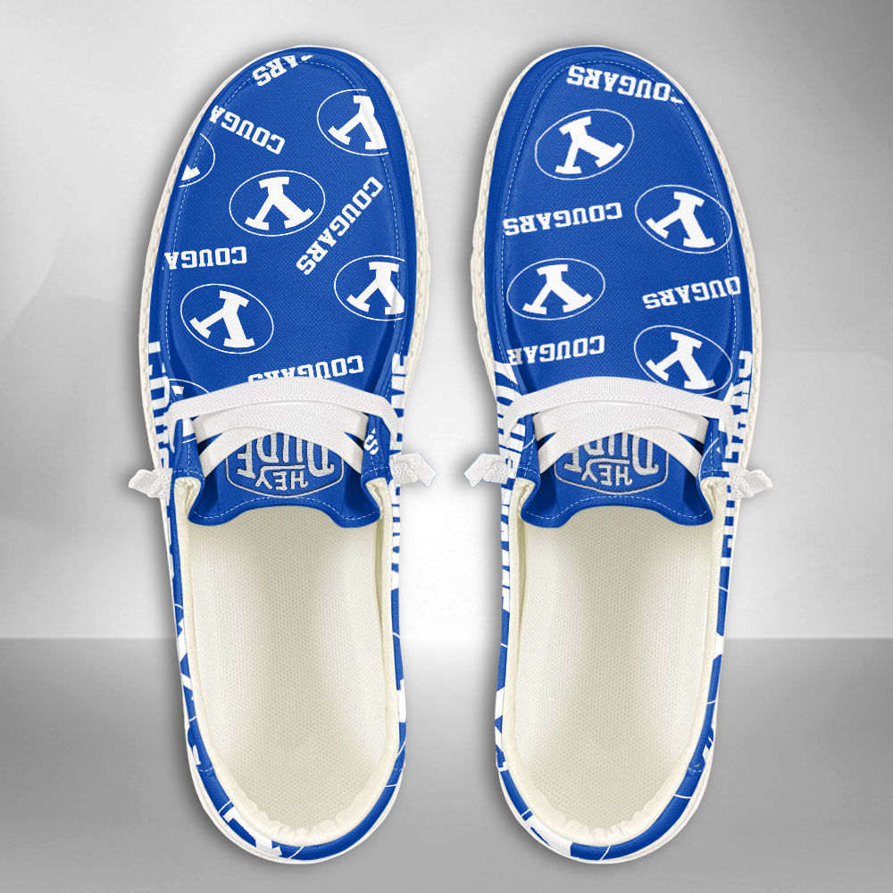 BYU Cougars H-D Shoes Wally Herren-Slipper zum Schnüren für Männer und Frauen