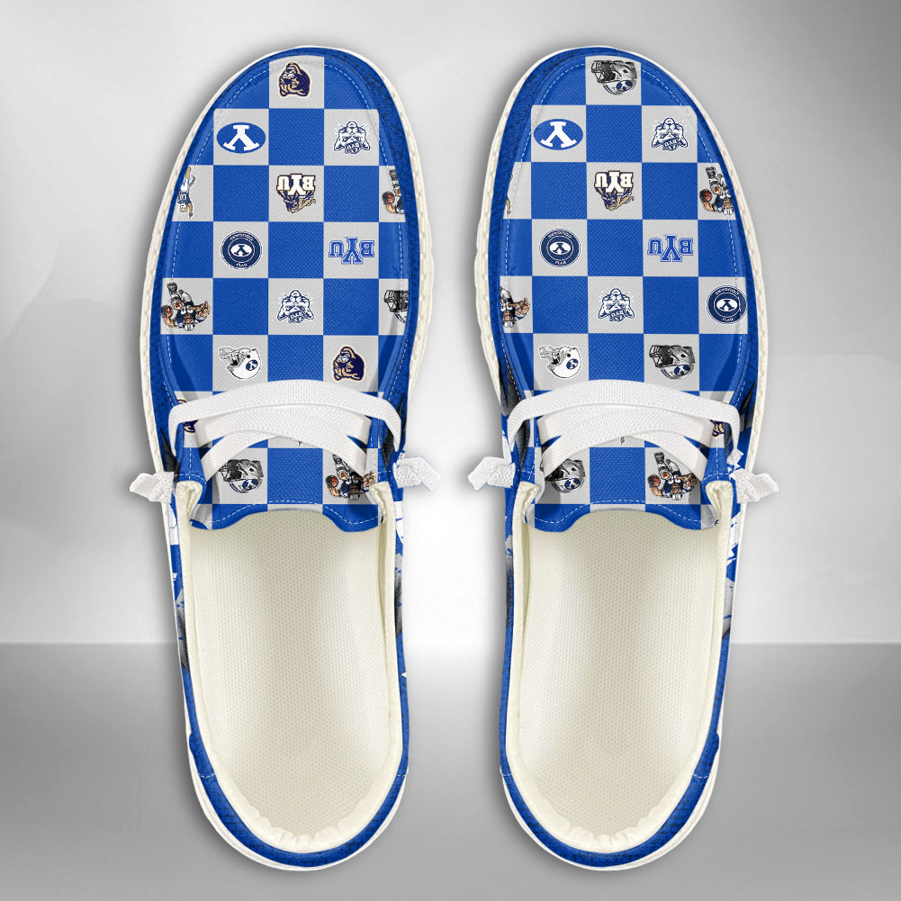 BYU Cougars H-D Shoes Wally Herren-Slipper zum Schnüren für Männer und Frauen