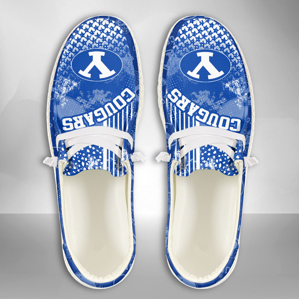 BYU Cougars H-D Shoes Wally Herren-Slipper zum Schnüren für Männer und Frauen