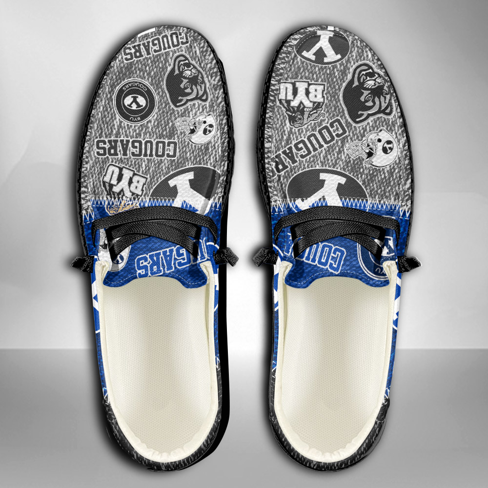 BYU Cougars H-D Shoes Wally Herren-Slipper zum Schnüren für Männer und Frauen