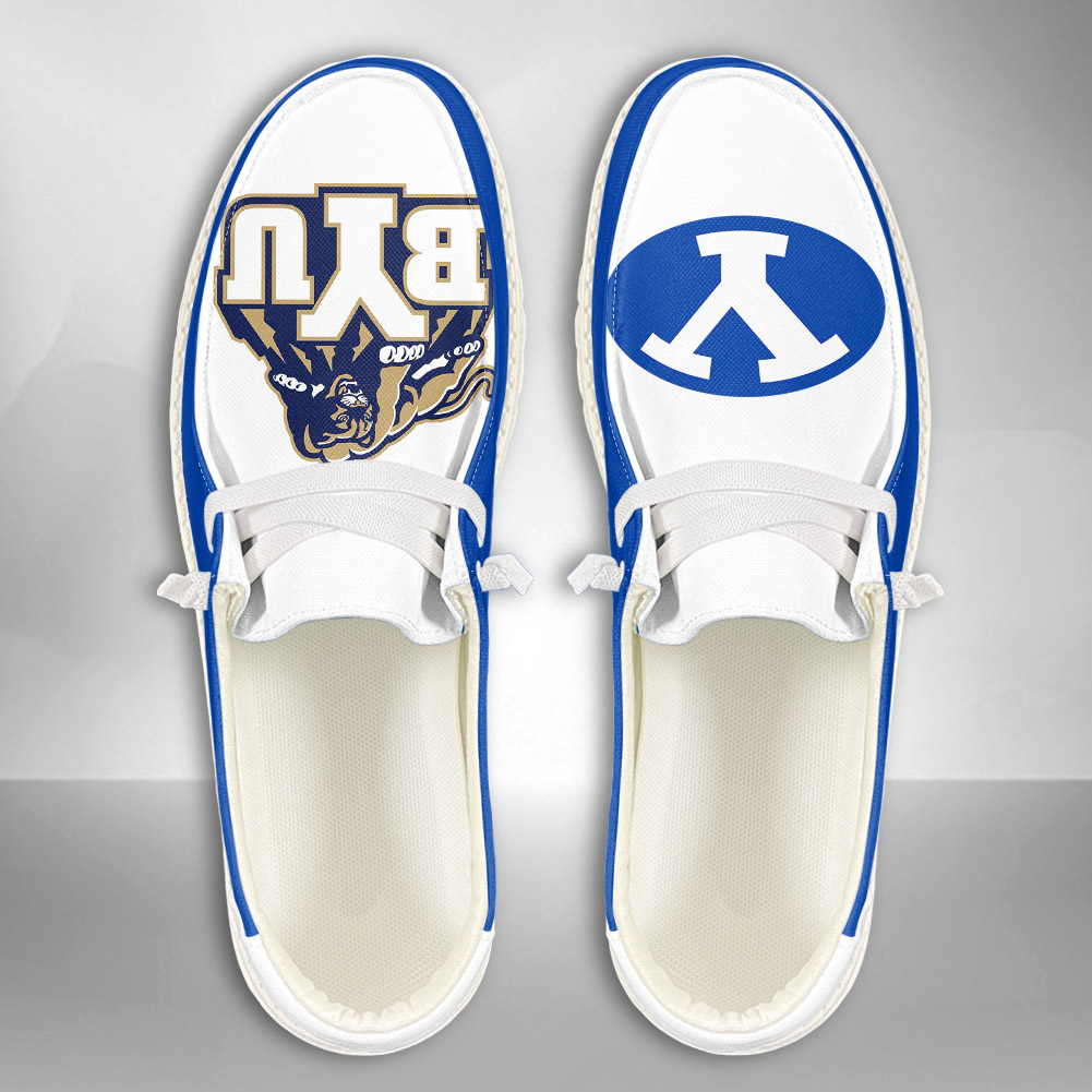 BYU Cougars personalisierte H-D-Sportschuhe – individuelles Namensdesign