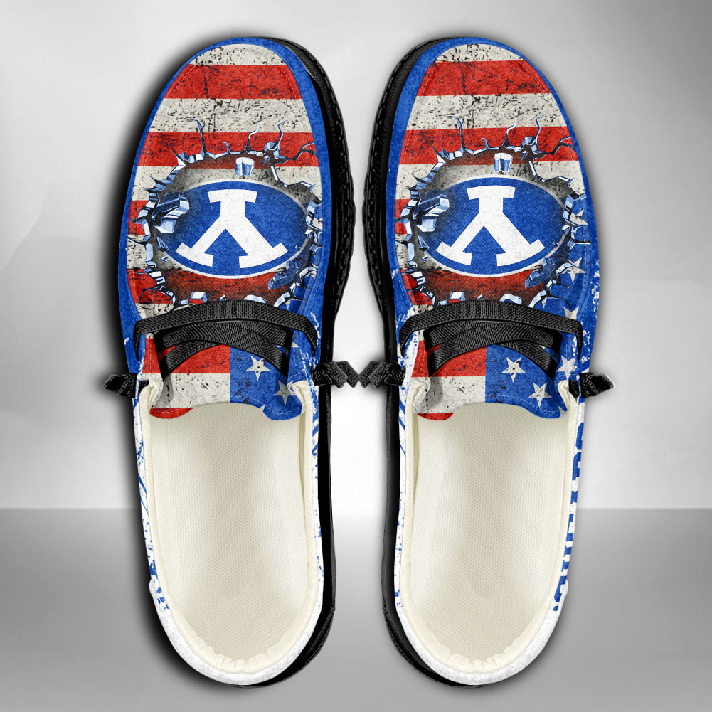 BYU Cougars personalisierte H-D-Sportschuhe – individuelles Namensdesign
