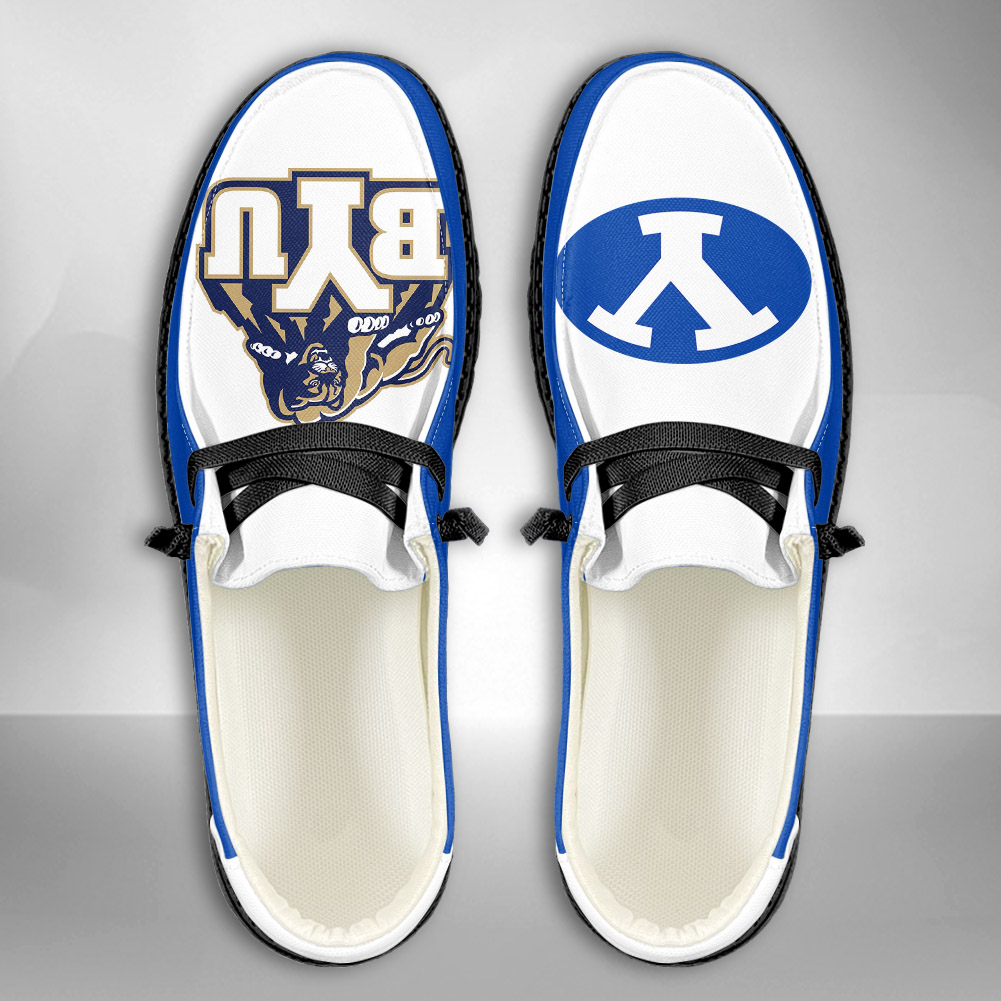 BYU Cougars personalisierte H-D-Sportschuhe – individuelles Namensdesign