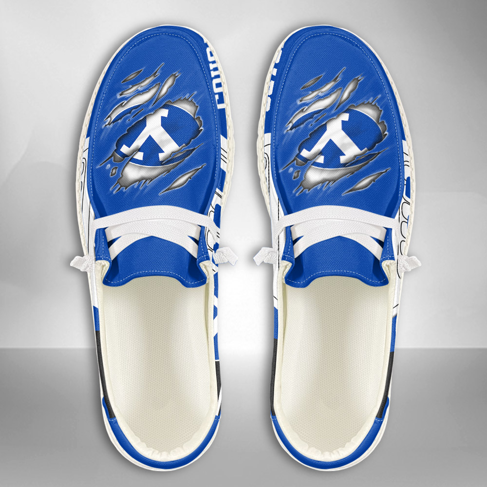 BYU Cougars personalisierte H-D-Sportschuhe – individuelles Namensdesign