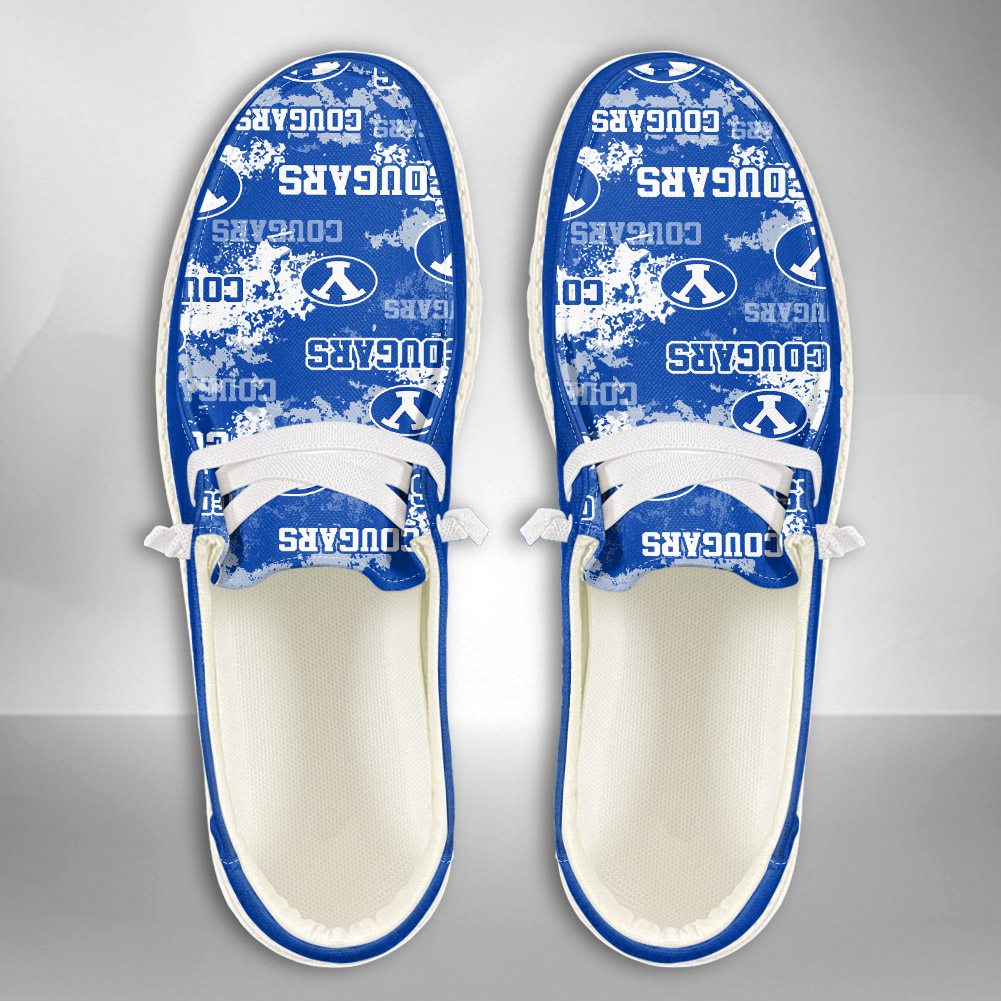 BYU Cougars personalisierte H-D-Sportschuhe – individuelles Namensdesign