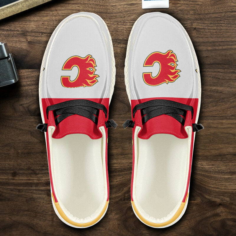 Calgary Flames personalisierte H-D-Sportschuhe – individuelles Namensdesign