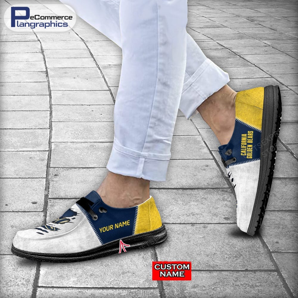 California Golden Bears Custom Name H-D Schuhe