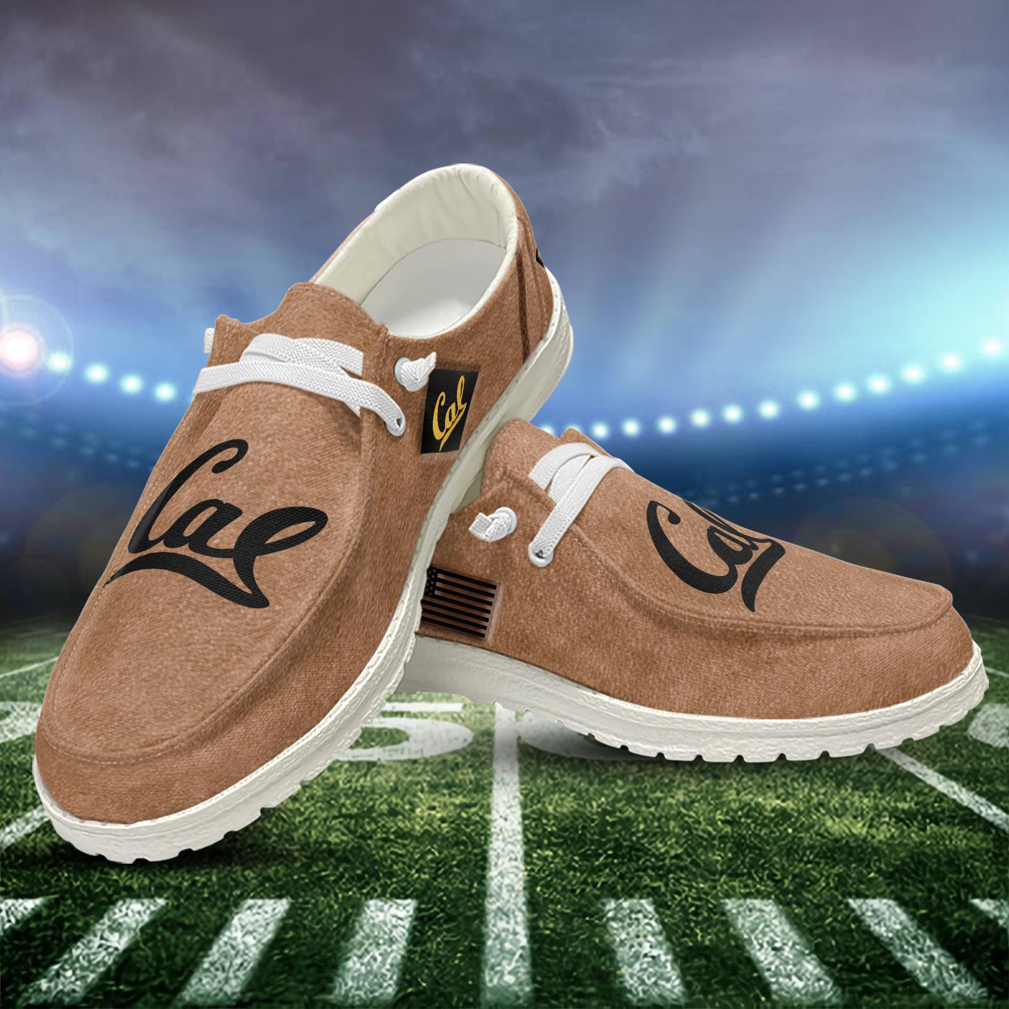 California Golden Bears Salute To Service personalisierte H-D-Sportschuhe – individuelles Namensdesign