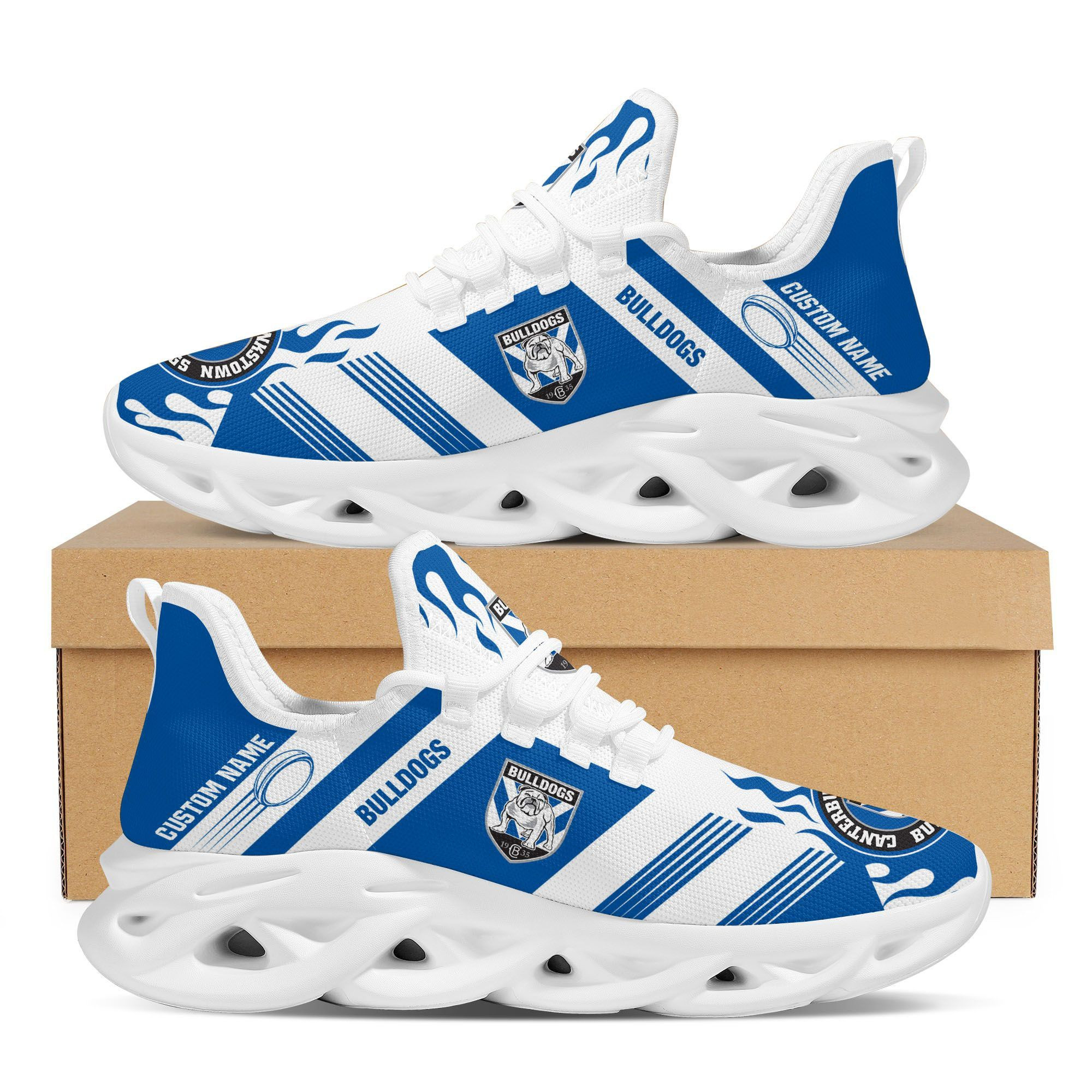 Canterbury-Bankstown Bulldogs personalisierte Max Soul Sneakers Schuhe