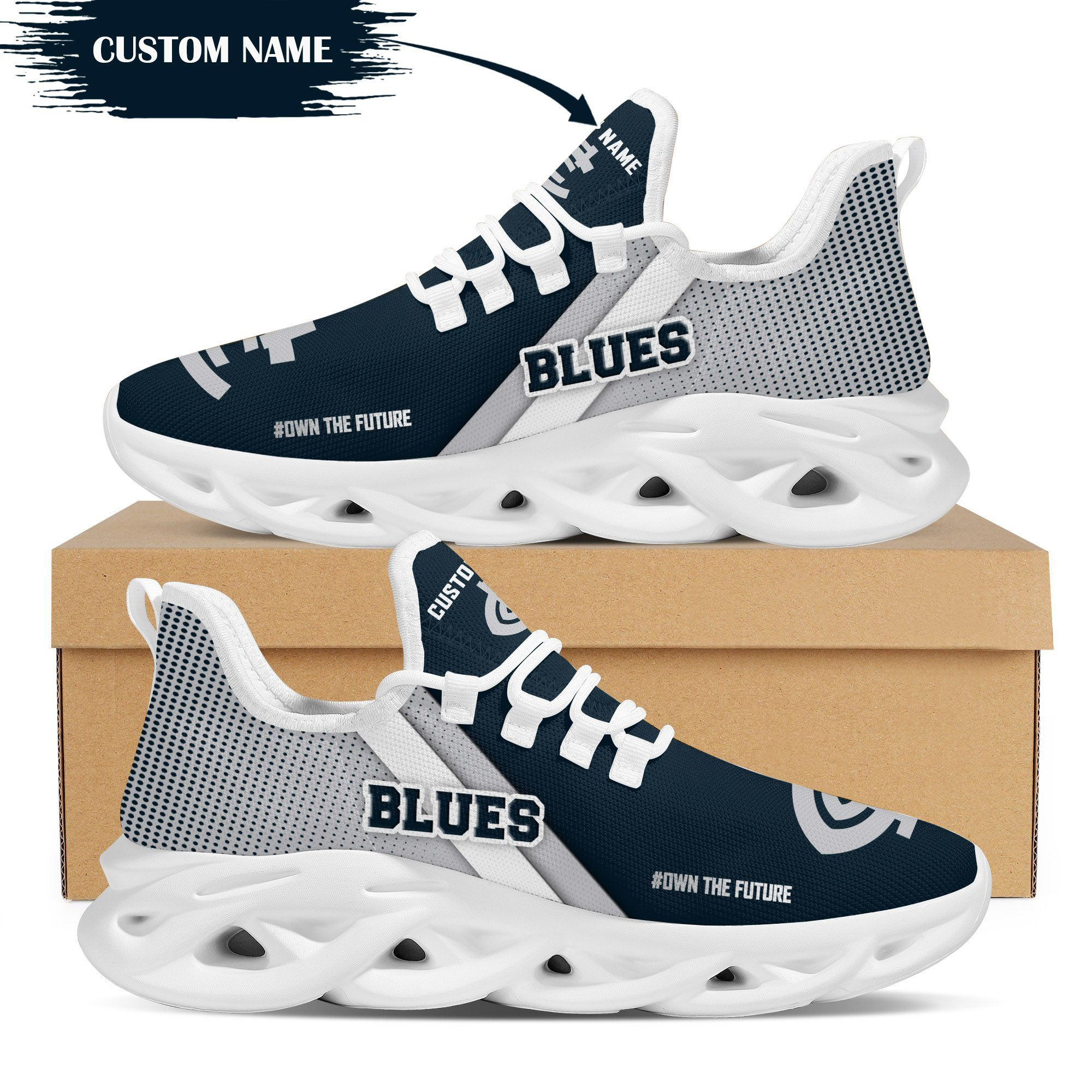 Carlton Blues individuelle personalisierte Max Soul Sneakers Schuhe