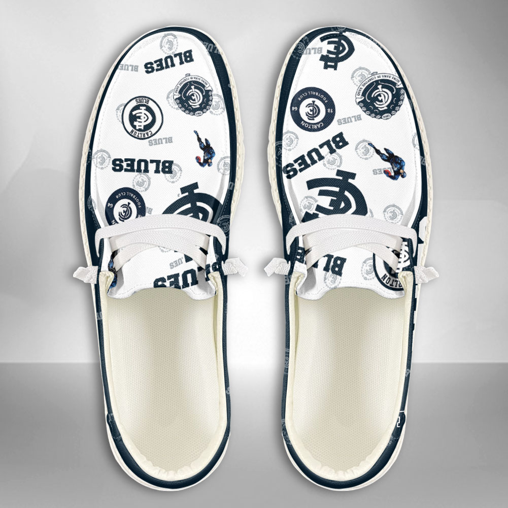 Carlton Blues personalisierte H-D-Sportschuhe – individuelles Namensdesign