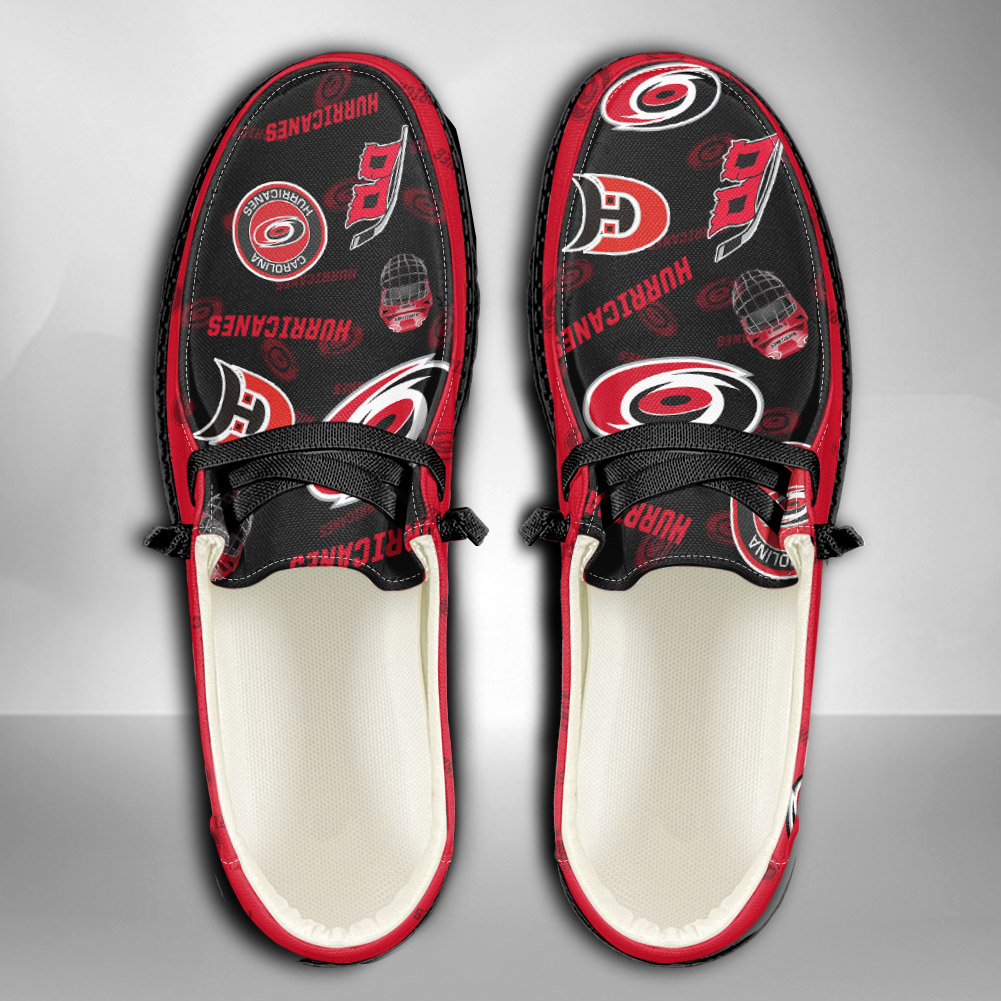 Carolina Hurricanes H-D Shoes Wally Herren-Slipper zum Schnüren für Männer und Frauen