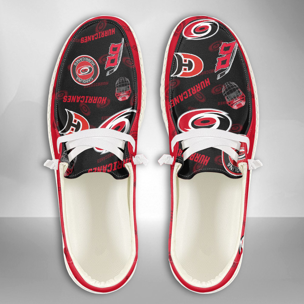 Carolina Hurricanes H-D Shoes Wally Herren-Slipper zum Schnüren für Männer und Frauen