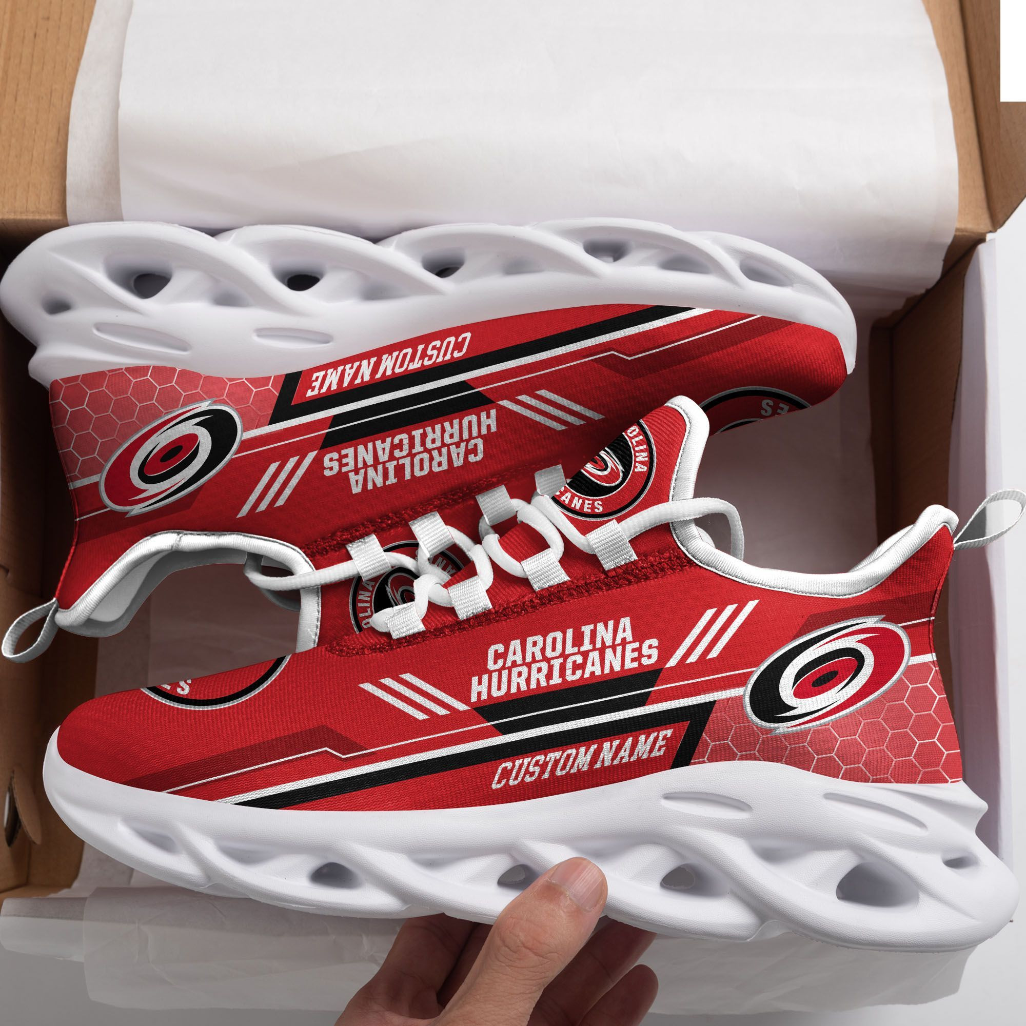 Carolina Hurricanes individuell personalisierte Max Soul Sneakers Schuhe