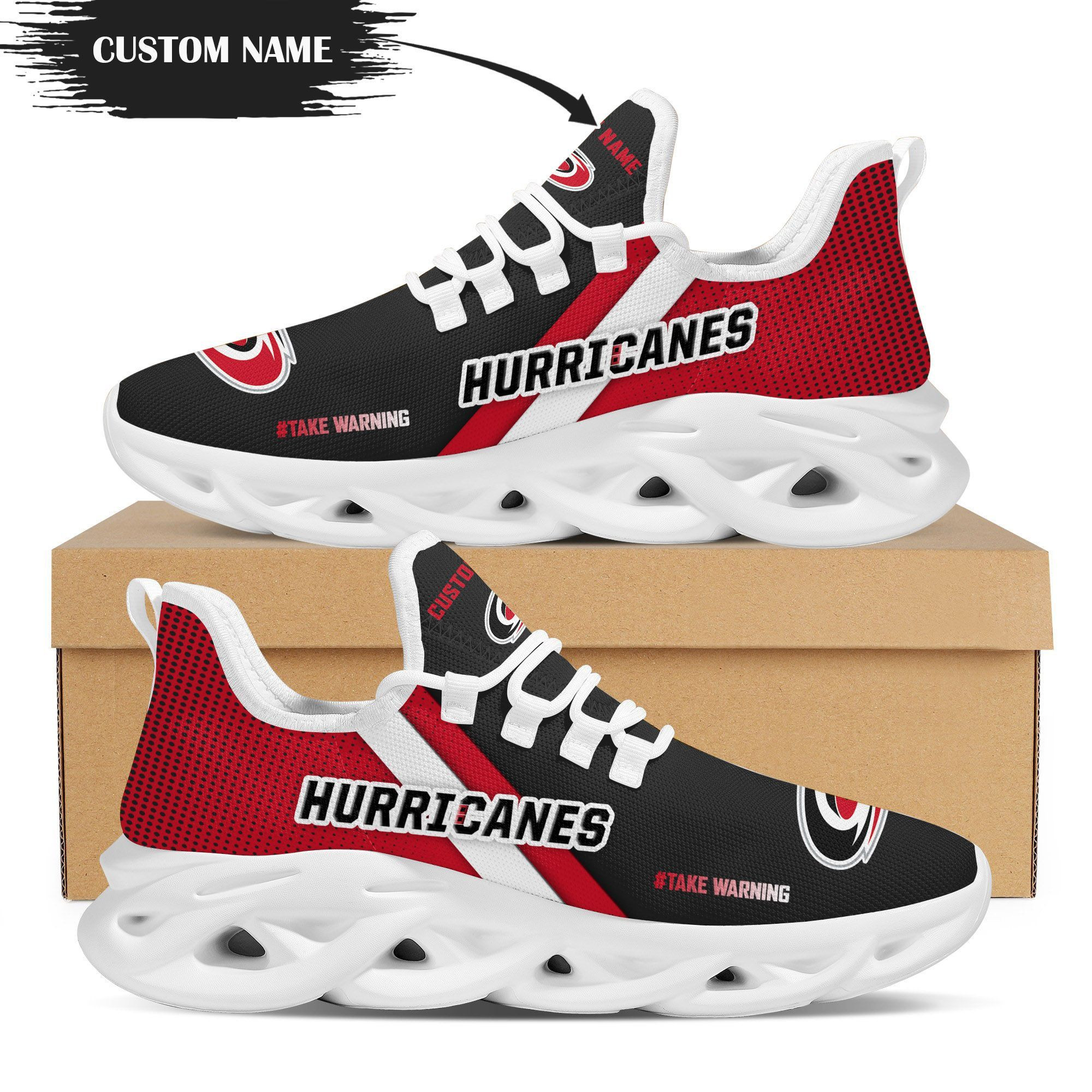 Carolina Hurricanes individuell personalisierte Max Soul Sneakers Schuhe