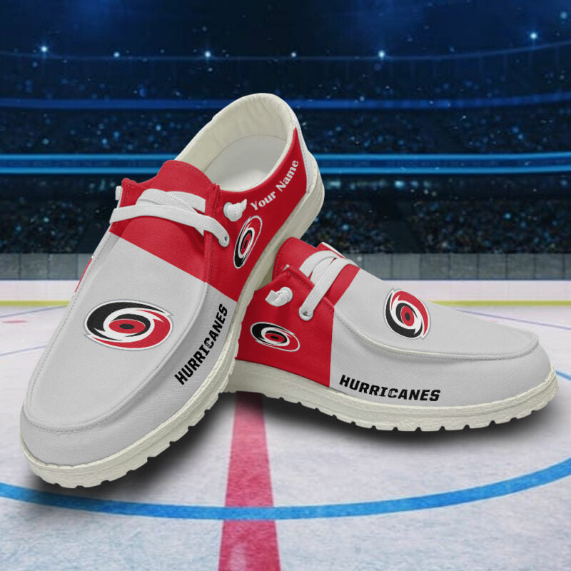 Carolina Hurricanes personalisierte H-D-Sportschuhe – individuelles Namensdesign
