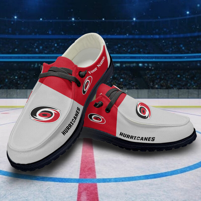 Carolina Hurricanes personalisierte H-D-Sportschuhe – individuelles Namensdesign