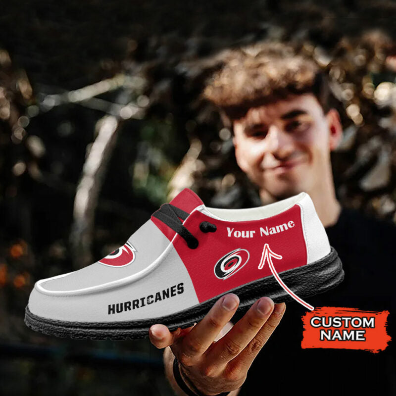 Carolina Hurricanes personalisierte H-D-Sportschuhe – individuelles Namensdesign