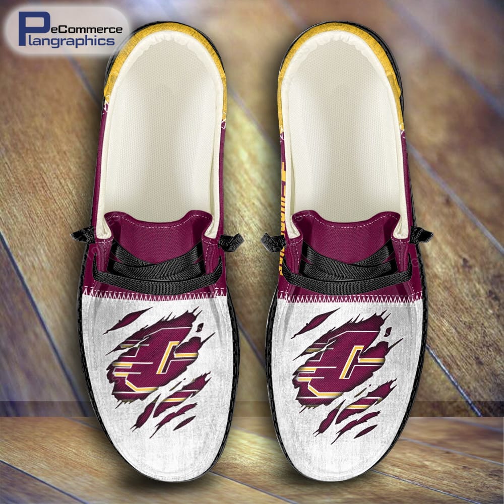 Central Michigan Chippewas Custom Name H-D Schuhe