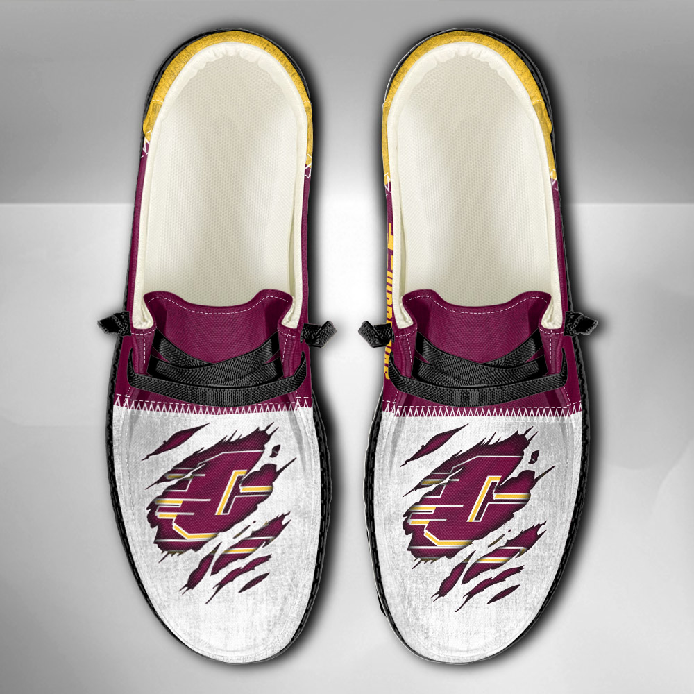 Central Michigan Chippewas H-D Shoes Wally Herren-Schnürhalbschuhe für Damen und Herren