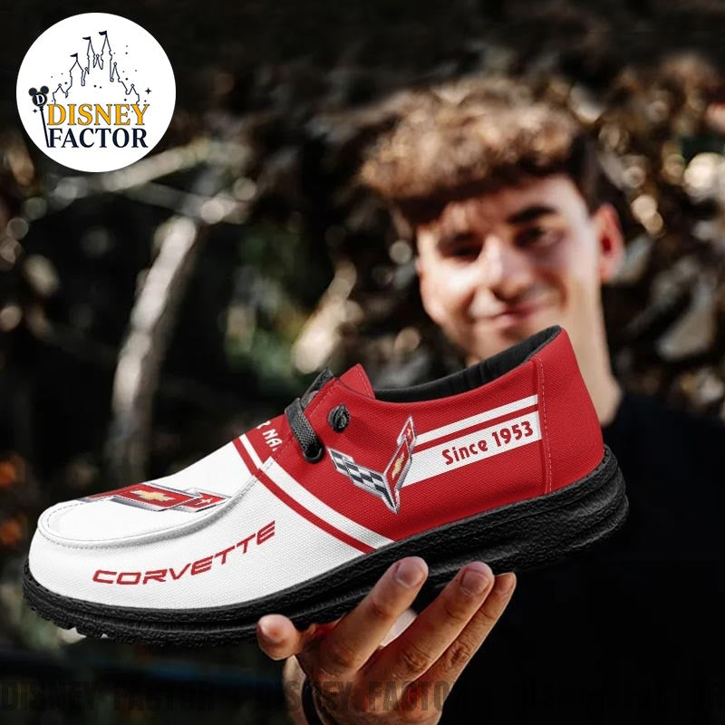Chevrolet Corvette Auto personalisierte H-D Sportschuhe – individuelles Namensdesign
