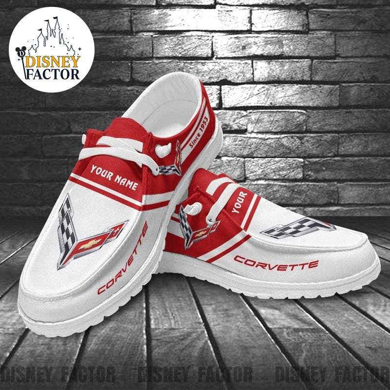 Chevrolet Corvette Auto personalisierte H-D Sportschuhe – individuelles Namensdesign