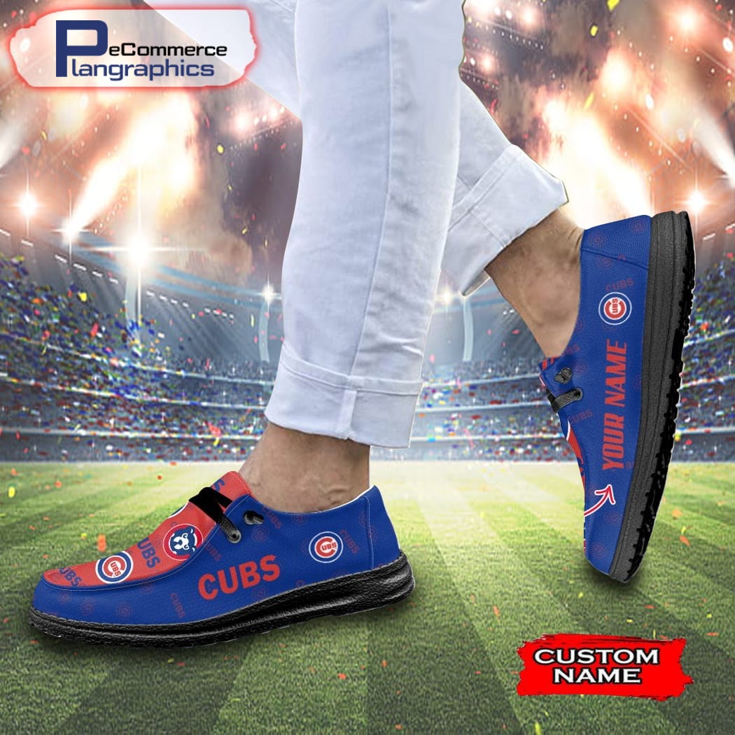 Chicago Cubs Custom H-D Schuhe