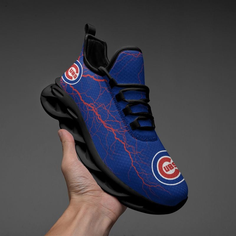 Chicago Cubs Lightning Pattern MAX SHOES NEW020537