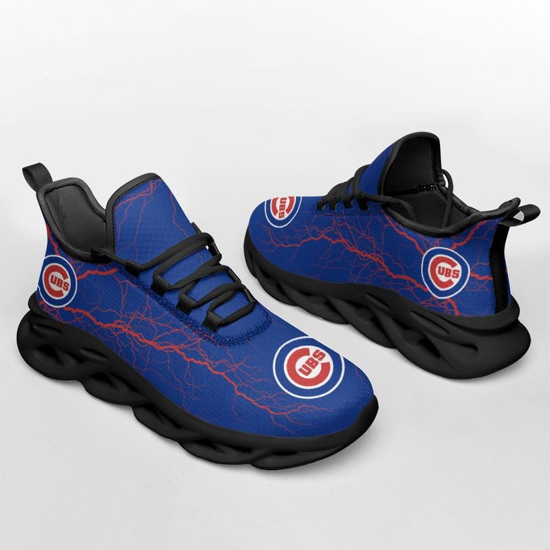 Chicago Cubs Lightning Pattern MAX SHOES NEW020537