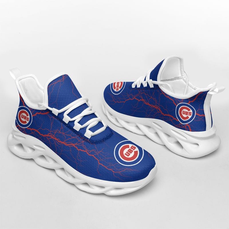 Chicago Cubs Lightning Pattern MAX SHOES NEW020537