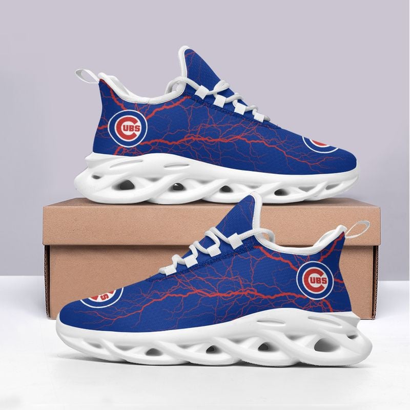 Chicago Cubs Lightning Pattern MAX SHOES NEW020537
