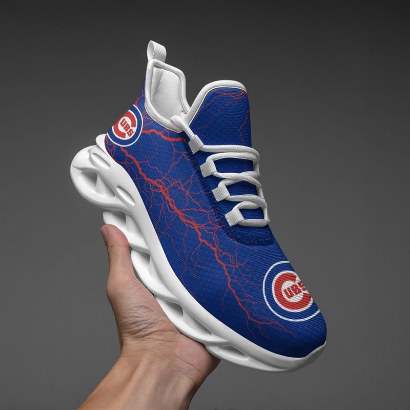 Chicago Cubs Lightning Pattern MAX SHOES NEW020537