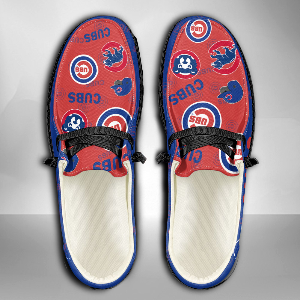 Chicago Cubs personalisierte H-D-Sportschuhe – individuelles Namensdesign