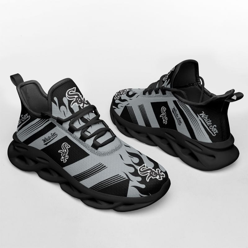 Chicago White Sox Streifen- und Feuermuster MAX SHOES NEW019638
