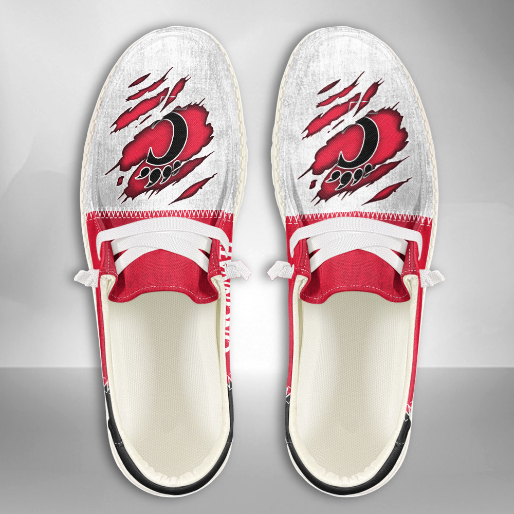 Cincinnati Bearcats H-D Shoes Wally Herren-Slipper zum Schnüren für Männer und Frauen